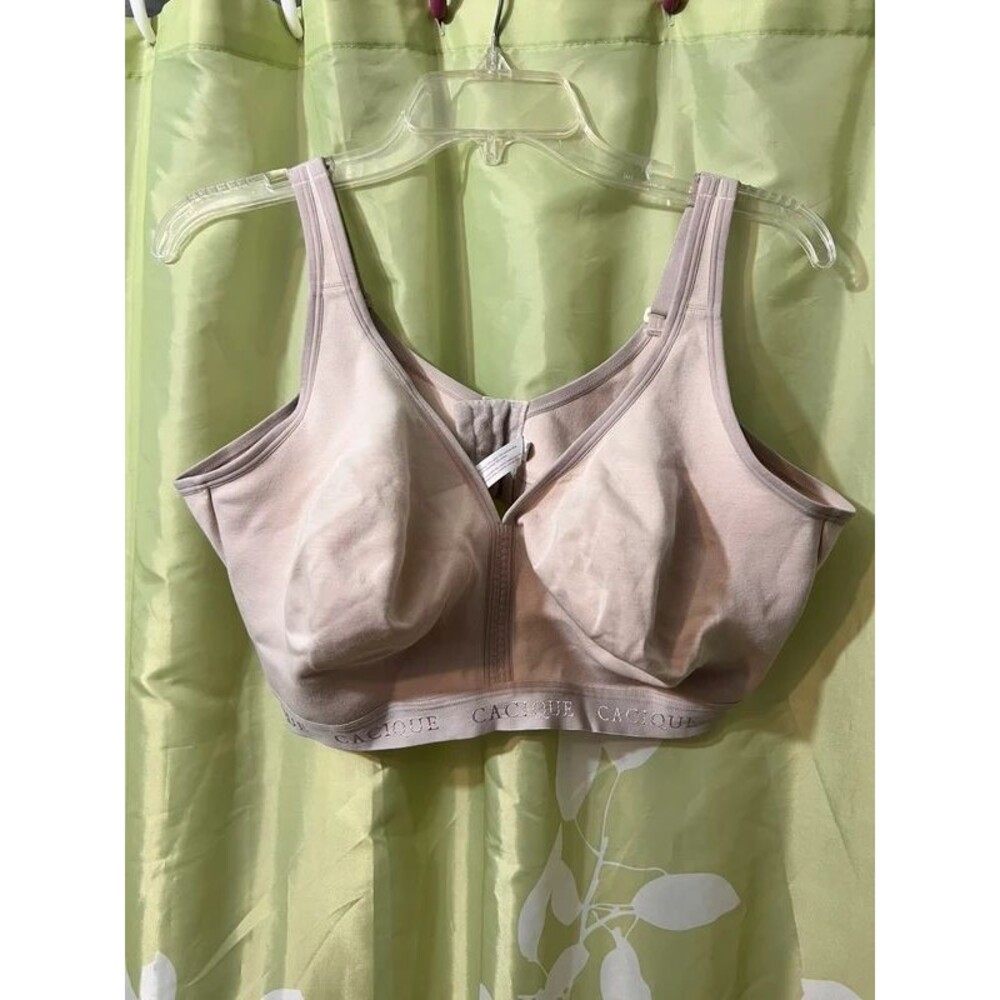Nude wireless lounge bra cotton no wire